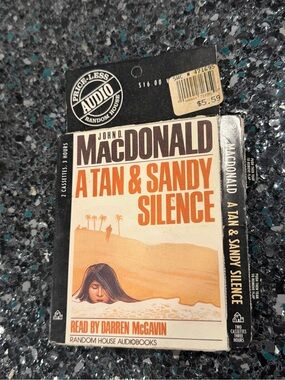 A Tan and Sandy Silence John D. MacDonald Audiobook Cassette
